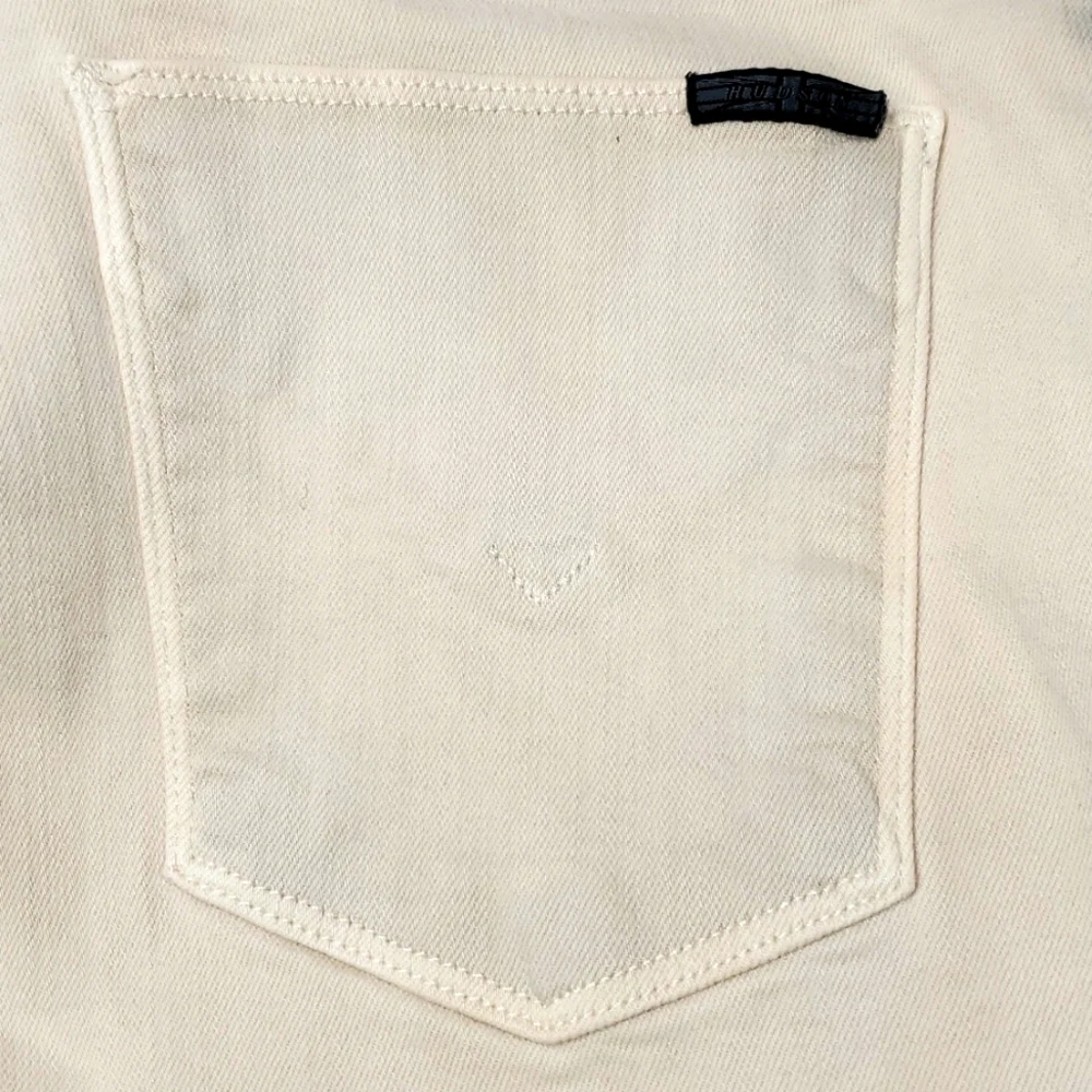 HUDSON Nico Midrise Ankle Supmer Skinny Jeggings 32 Cream NWOT Womens - Picture 4 of 14